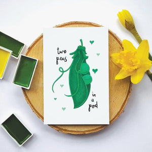 Two Peas in a Pod Card