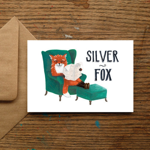 
            
                Load image into Gallery viewer, Silver Fox Card
            
        