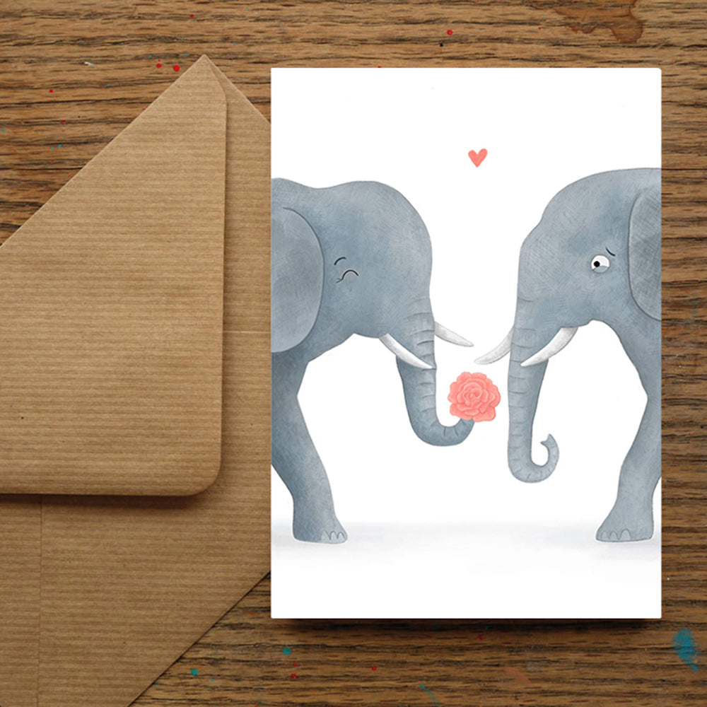 Elephant Love Card