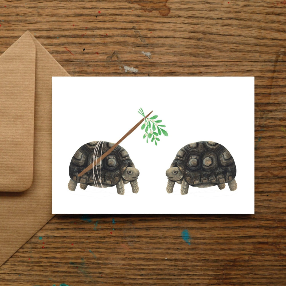
            
                Load image into Gallery viewer, Mistletoe Tortoise Christmas Cards
            
        
