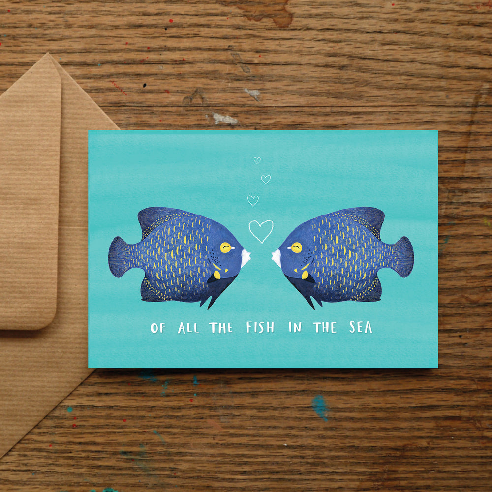 Of All The Fish In The Sea Anniversary Card