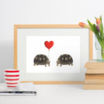Tortoise Love Art Print