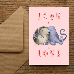 
            
                Load image into Gallery viewer, Love is Love Greetings Card
            
        