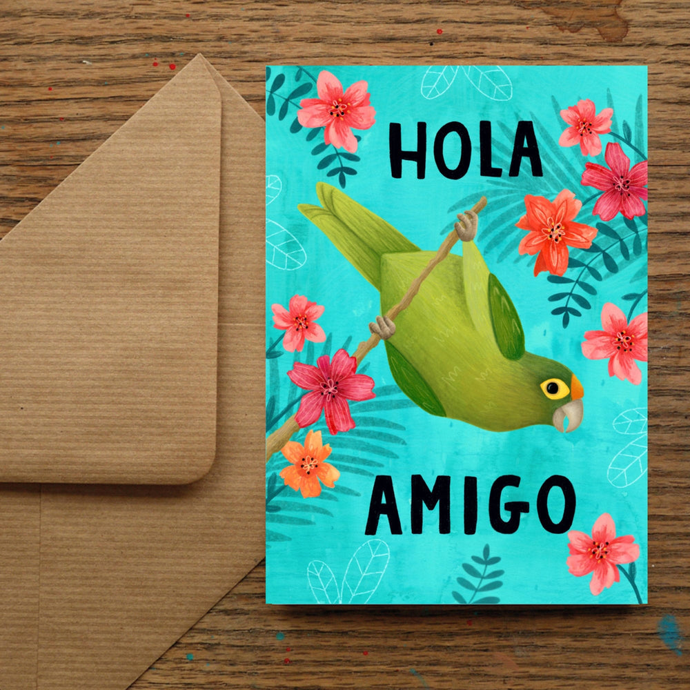 Hola Amigo Greetings Card