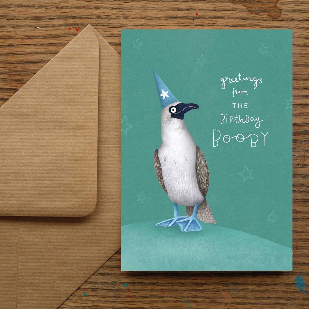 
            
                Load image into Gallery viewer, Booby Birthday Greetings Card
            
        