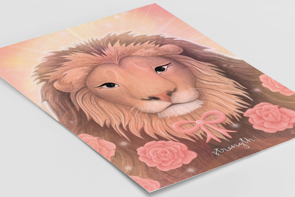 
            
                Load image into Gallery viewer, Strength Lion - Fine Art Giclee Print
            
        