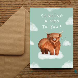 Sending a "Moo" Greetings Card