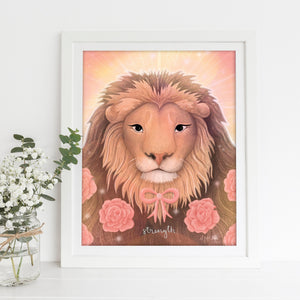 
            
                Load image into Gallery viewer, Strength Lion - Fine Art Giclee Print
            
        